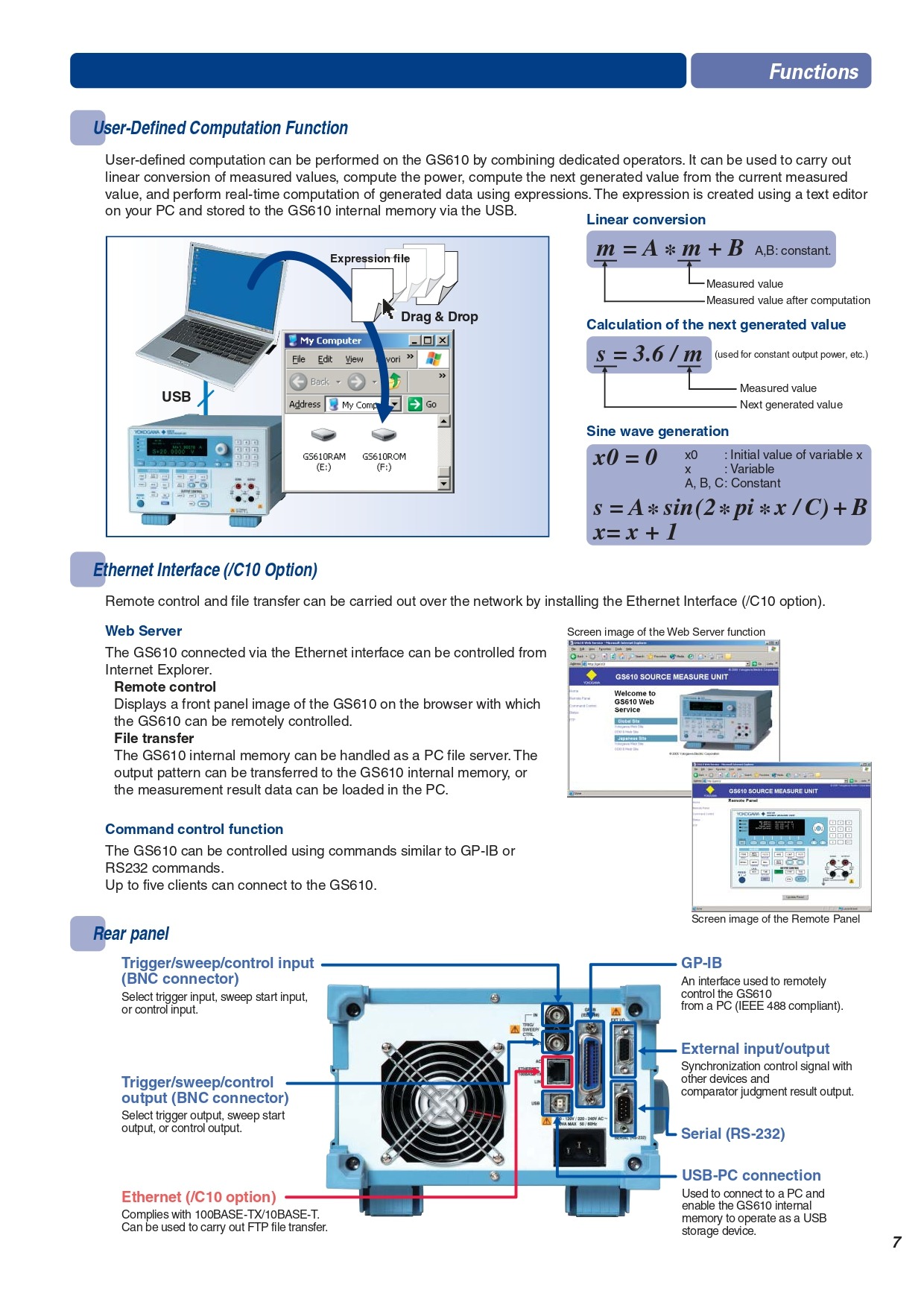 요꼬가와 YOKOGAWA GS610 Source Measure Unit – 굿맨시스템 (가격문의)