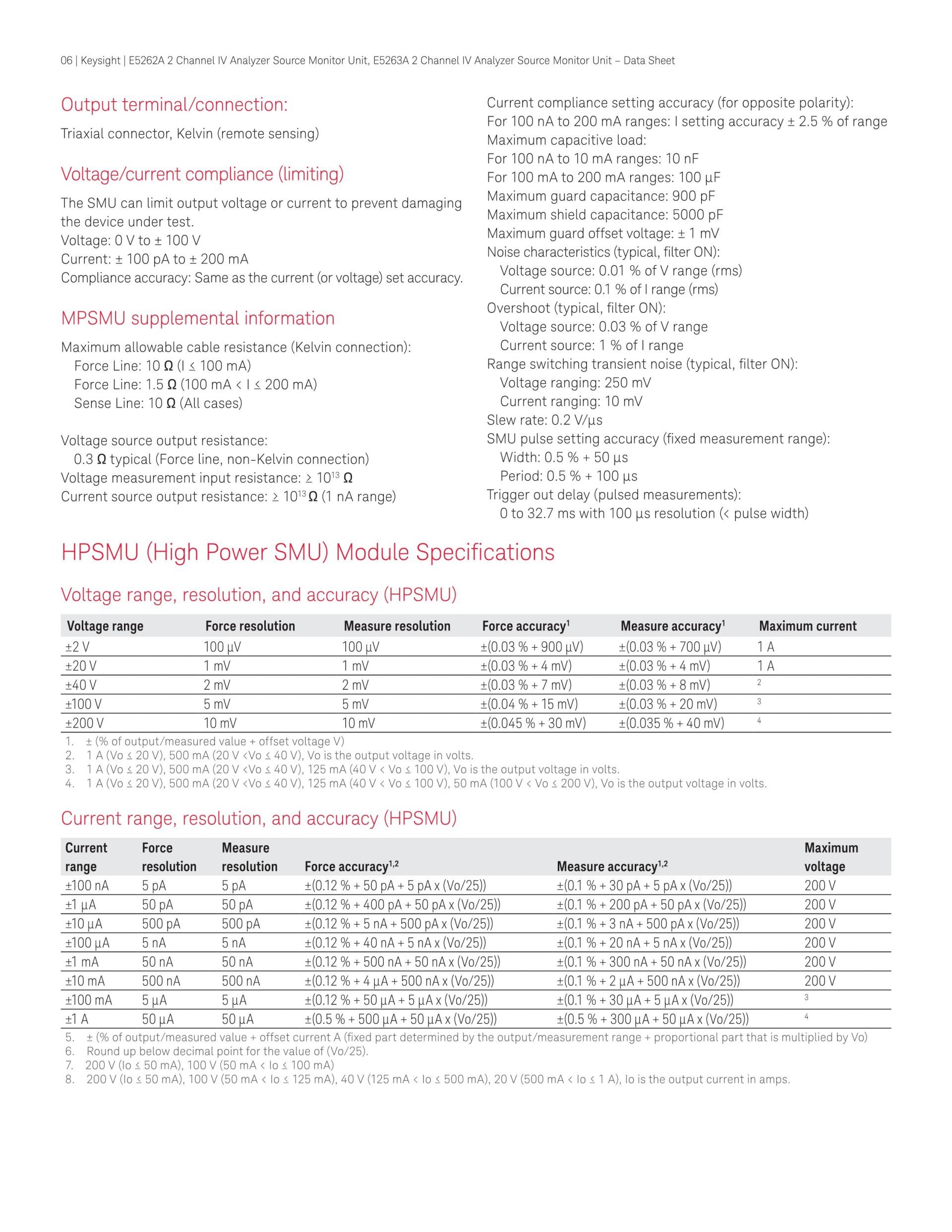 키사이트 KEYSIGHT E5262A 2 채널 IV 분석기 / 소스 모니터 유닛(두 개의 중간 전력 SMU) (가격문의)