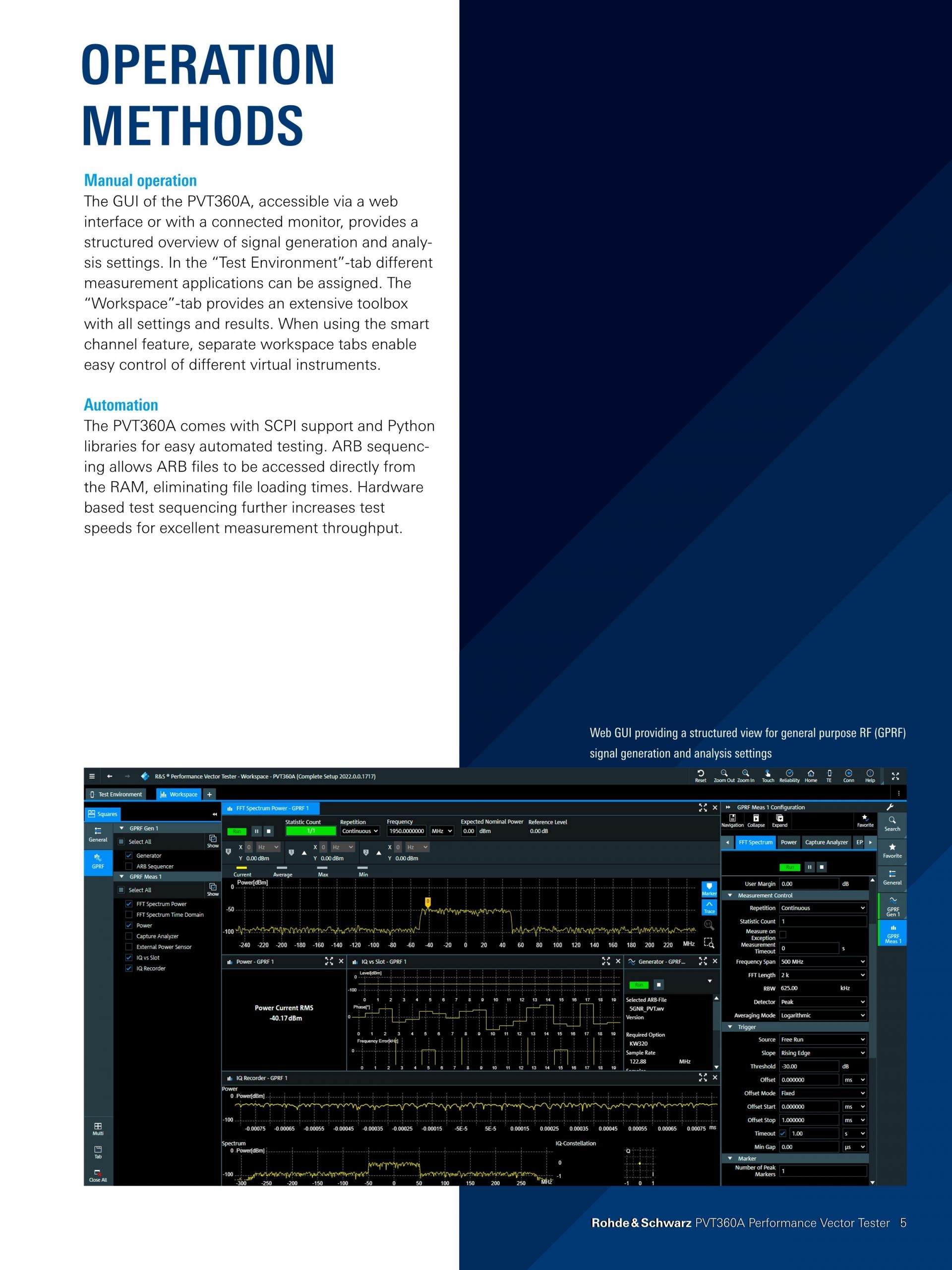 ROHDE & SCHWARZ 로데슈바르츠 로데슈바르즈 PVT360A 퍼포먼스 벡터 테스터 (가격문의)