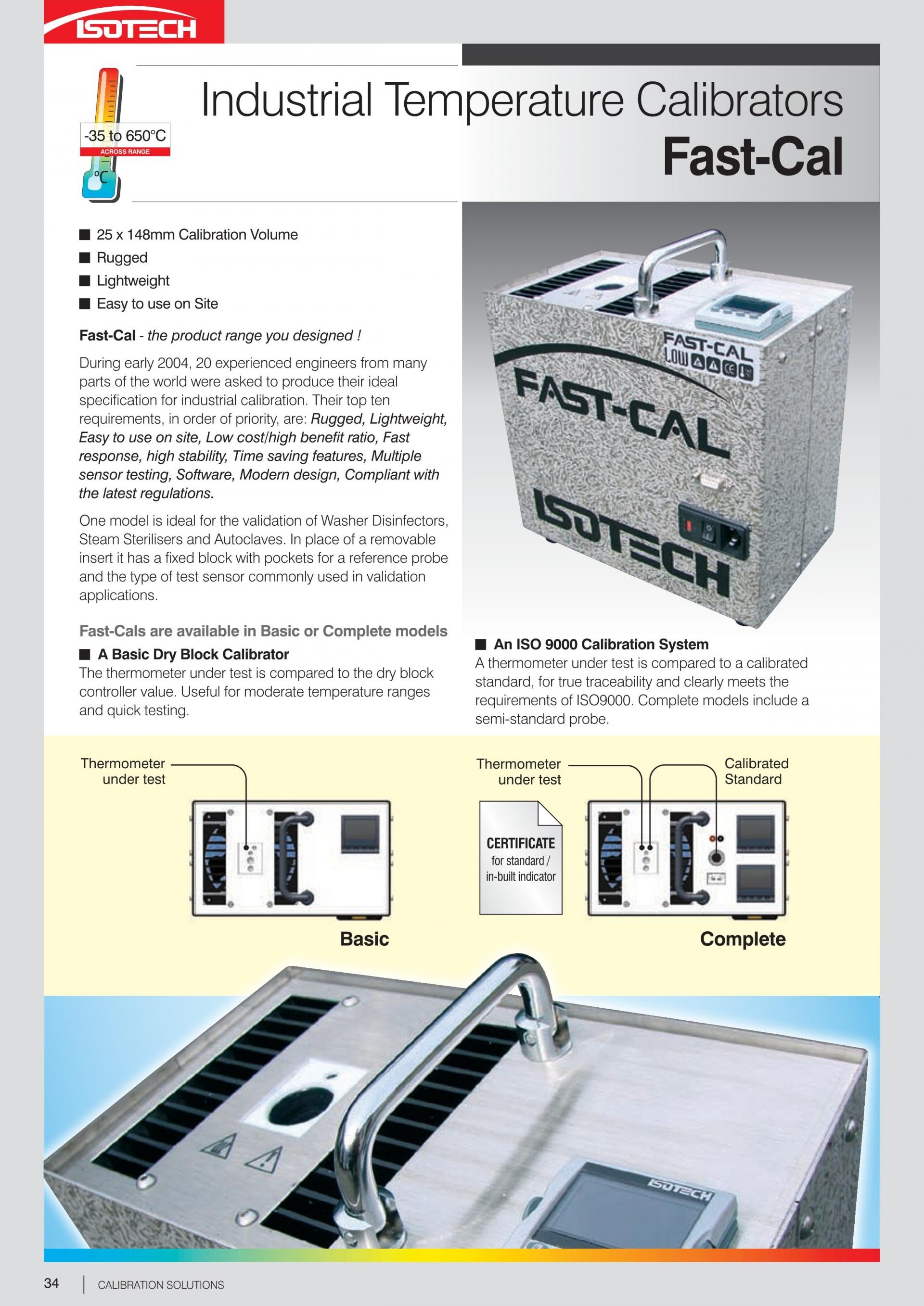 아이소텍 ISOTECH Fast-cal – 굿맨시스템 (가격문의) 고속힛팅이 가능한 드라이블럭 (-35~650℃) - 가격문의
