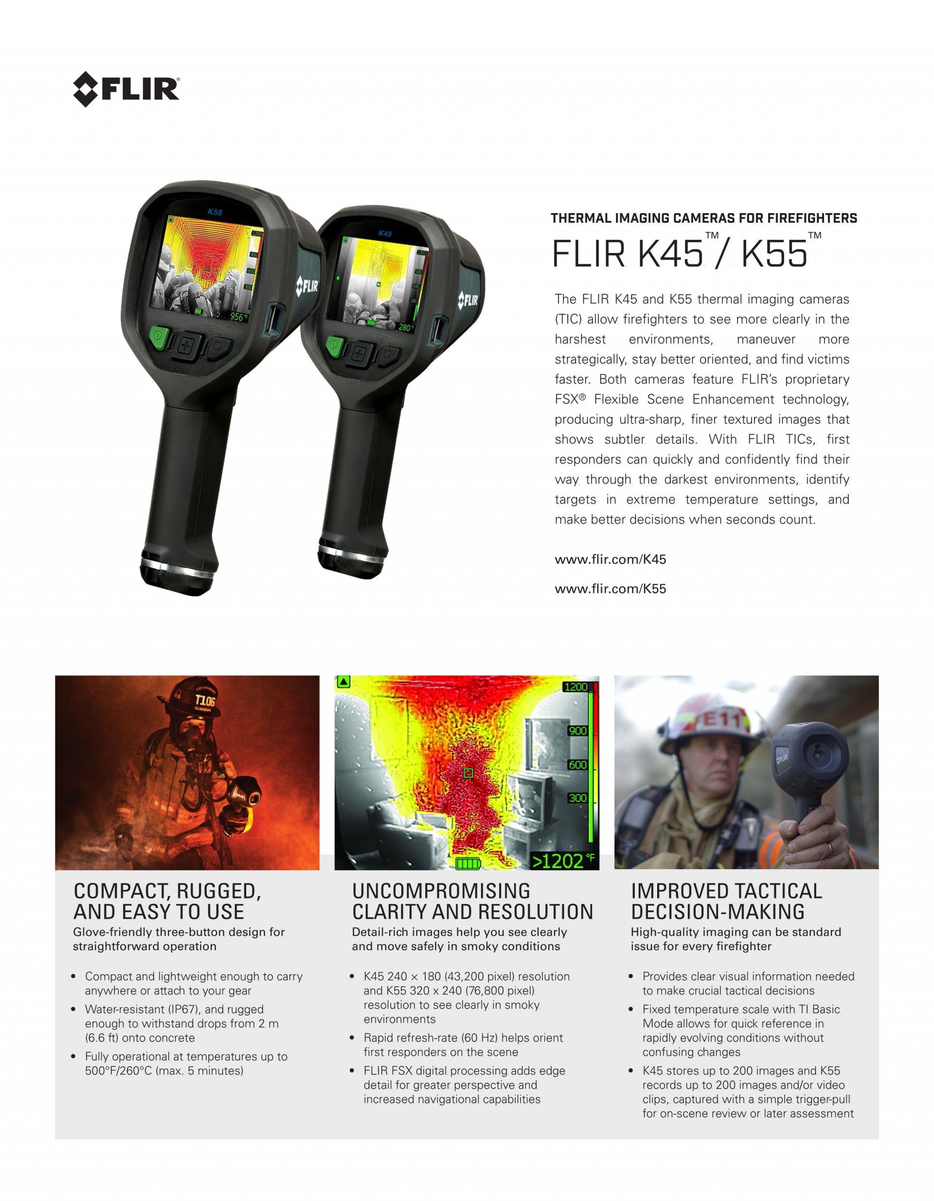 플리어 FLIR K45 고성능 열화상 카메라 (TIC) – 굿맨시스템 ()