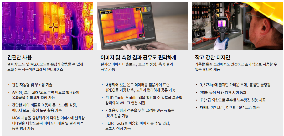 플리어 FLIR E8XT 열화상카메라 (320x240) – 굿맨시스템 (가격문의)