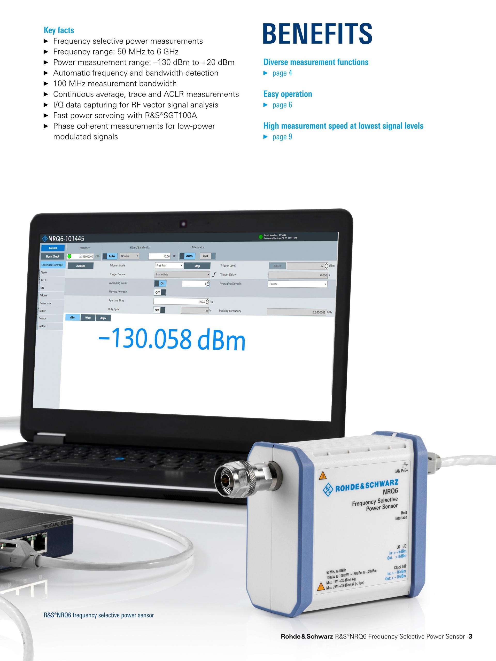 로데슈바르즈 ROHDE & SCHWARZ NRQ6 주파수 선택형 파워 센서 (가격문의) – 굿맨시스템