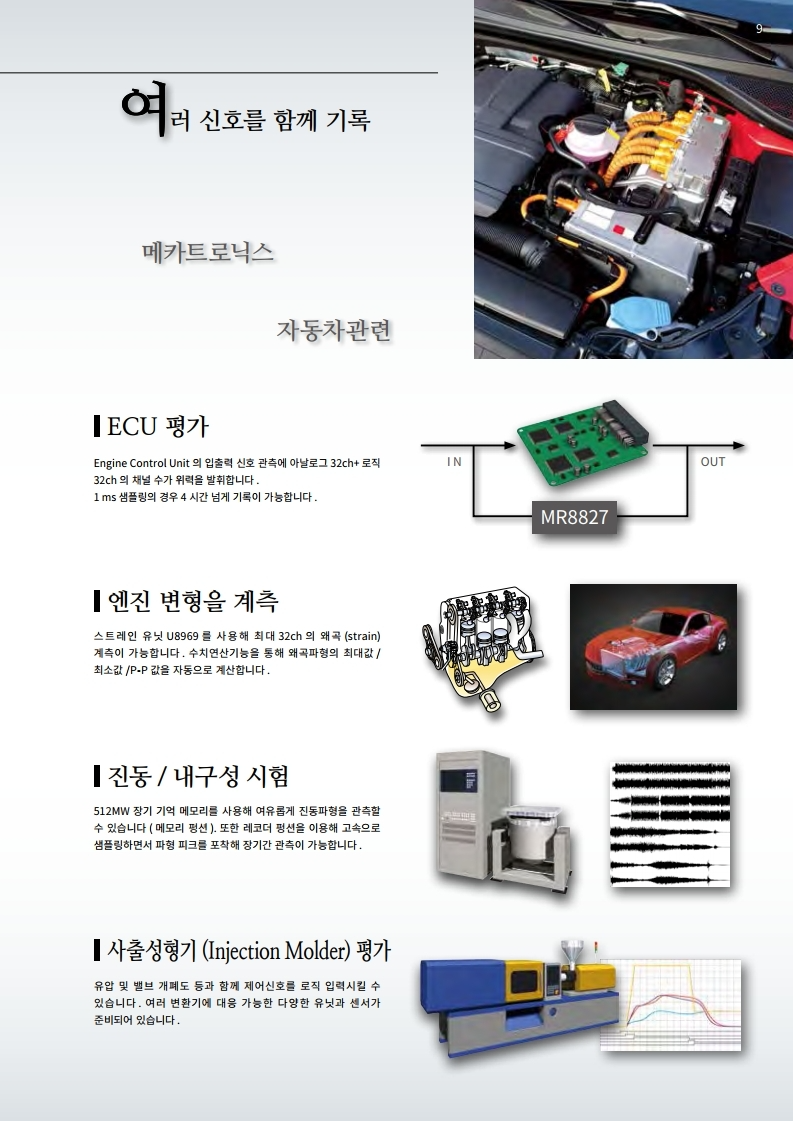 히오키 HIOKI MR8827 메모리 하이코더 (가격문의)