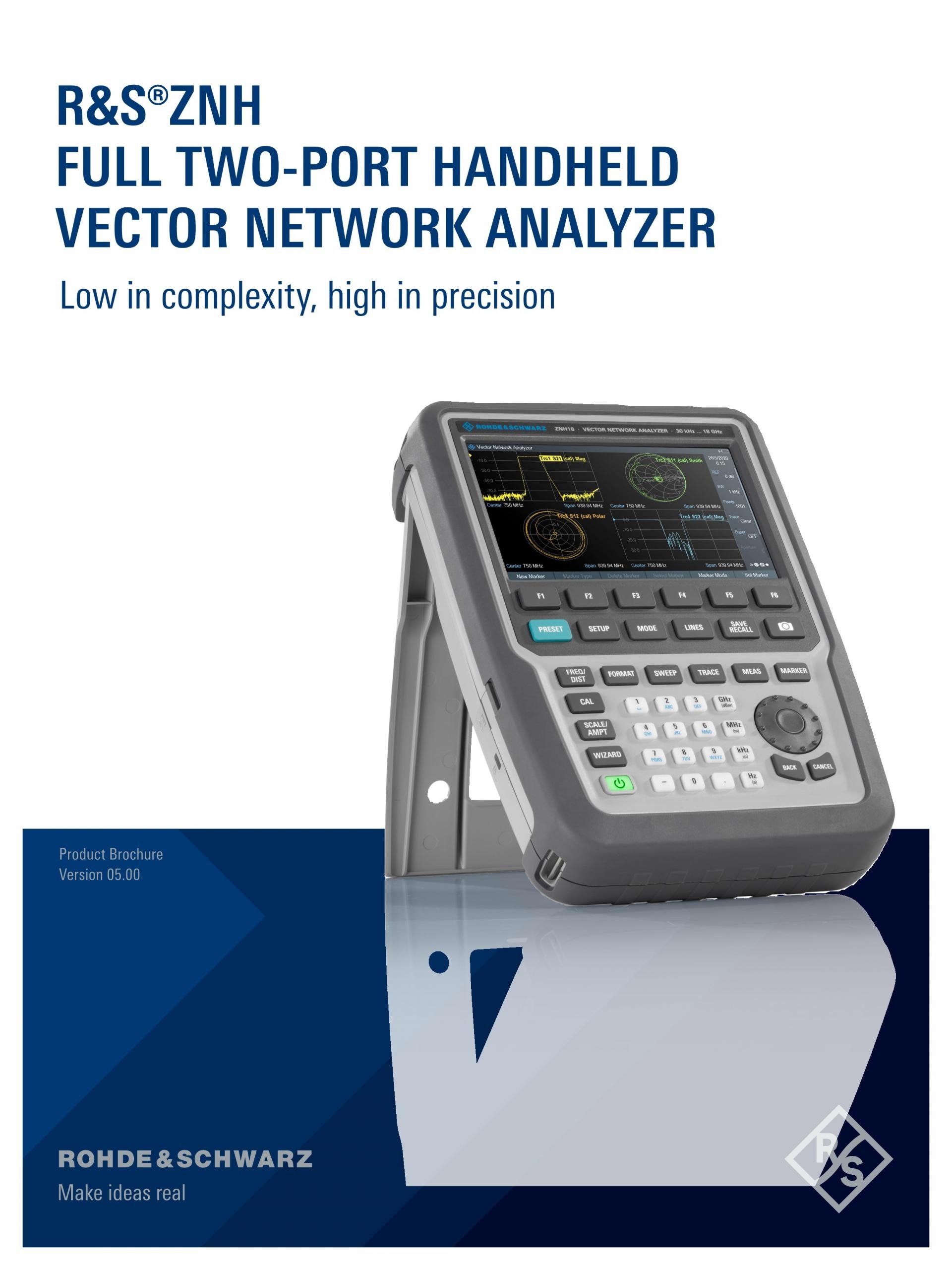 ROHDE & SCHWARZ 로데슈바르츠 로데슈바르즈 - ZNH 휴대용 벡터 네트워크 분석기 (가격문의)