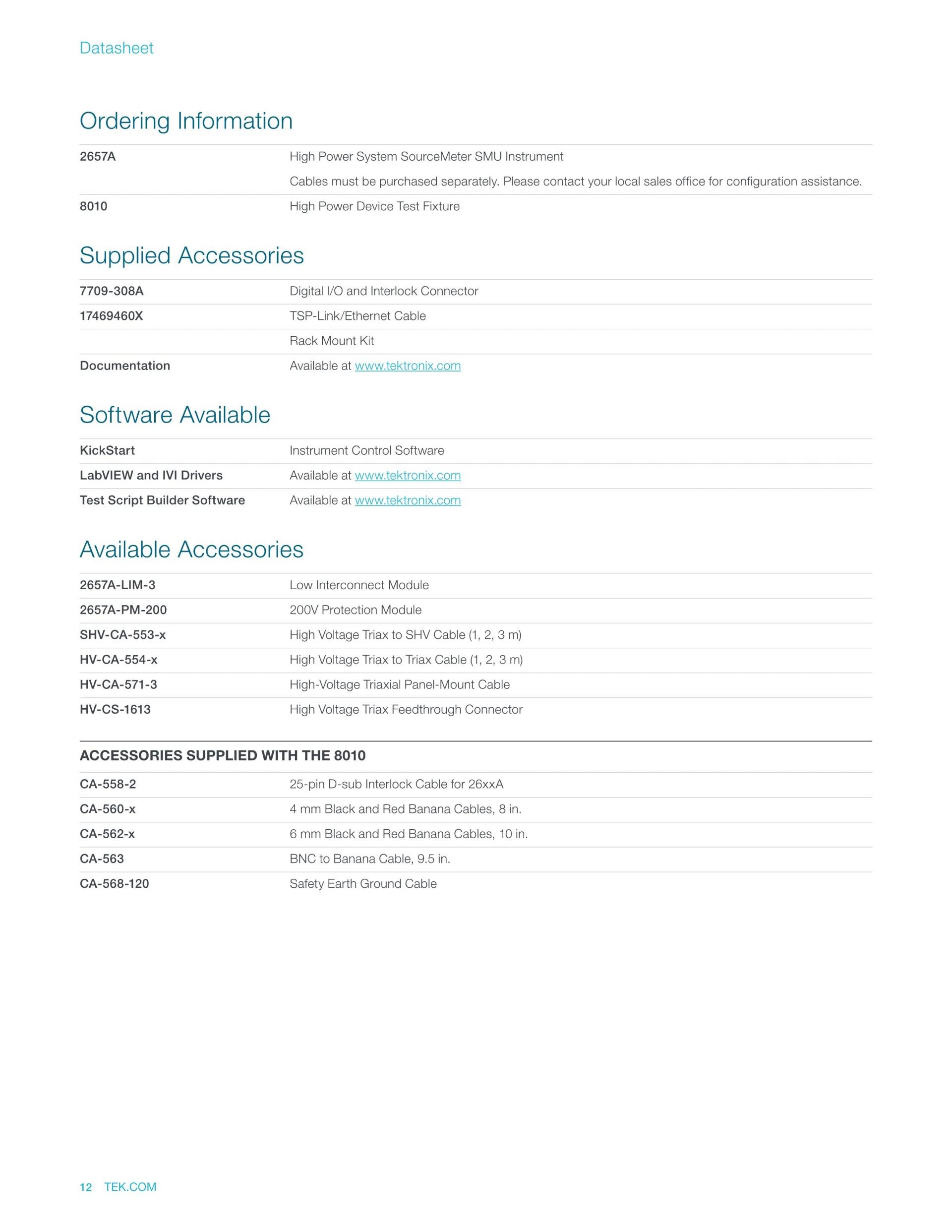 텍트로닉스 키슬리 TEKTRONIX Keithley 2651A 고전력 SourceMeter® SMU (가격문의)