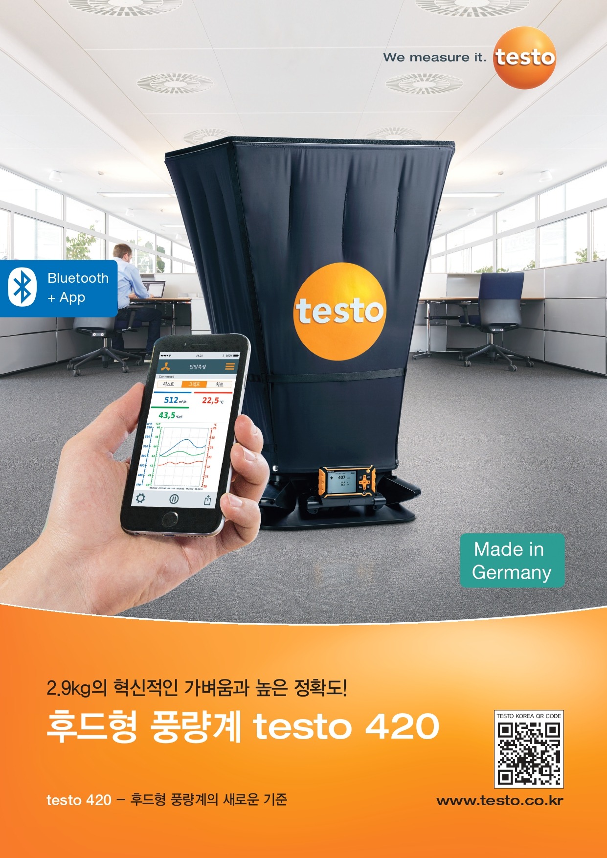 테스토 TESTO 420 후드형 풍량계 (가격문의)