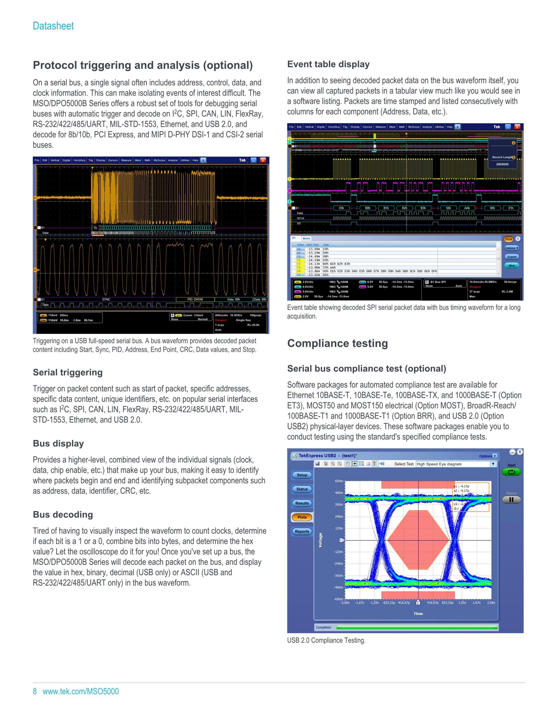 TEKTRONIX 텍트로닉스 MSO5054B 오실로스코프 (가격문의)