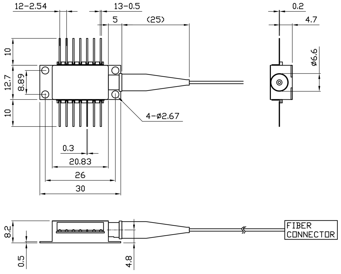 808nm Narrow linewidth Laser diode : External Cavity Laser