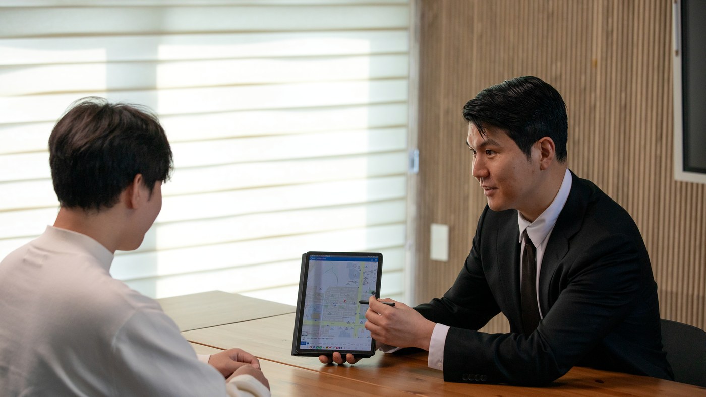상담 중인 모습