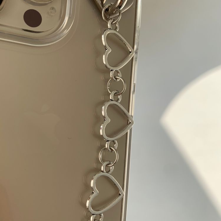 Heart Chain Phone Strap Set