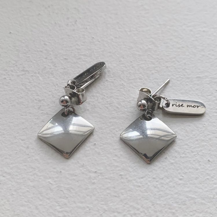 Square Metal Earrings