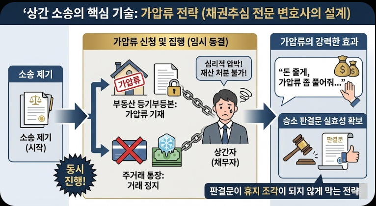 채권추심 전문 로펌이 제시하는 상간소송 필수 증거 수집 체크리스트 및 가해자 주거래통장 압류 직장 급여 압류 채무불이행자명부 등재 매뉴얼 요약 구조 표
