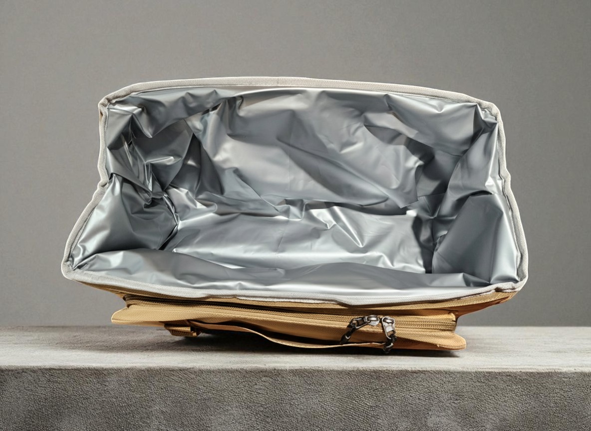 브랜드 로고 인쇄가 가능한 베이지색 옥스포드 보냉백 캠핑 쿨러백 아이스백