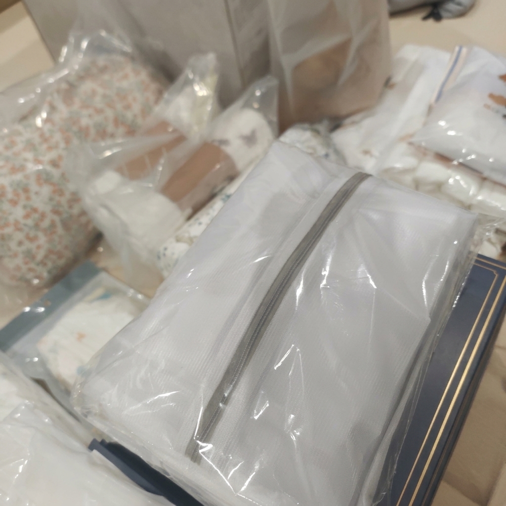 빨래망제작 회색지퍼 세밀망 세탁용품 브랜드굿즈