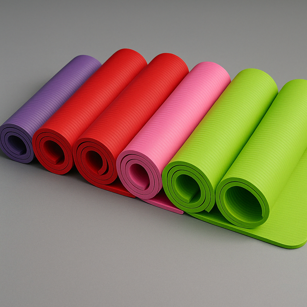 yoga-mat-요가매트-제작-인쇄-로고-주문-업체-공장-연두-레드-핑크