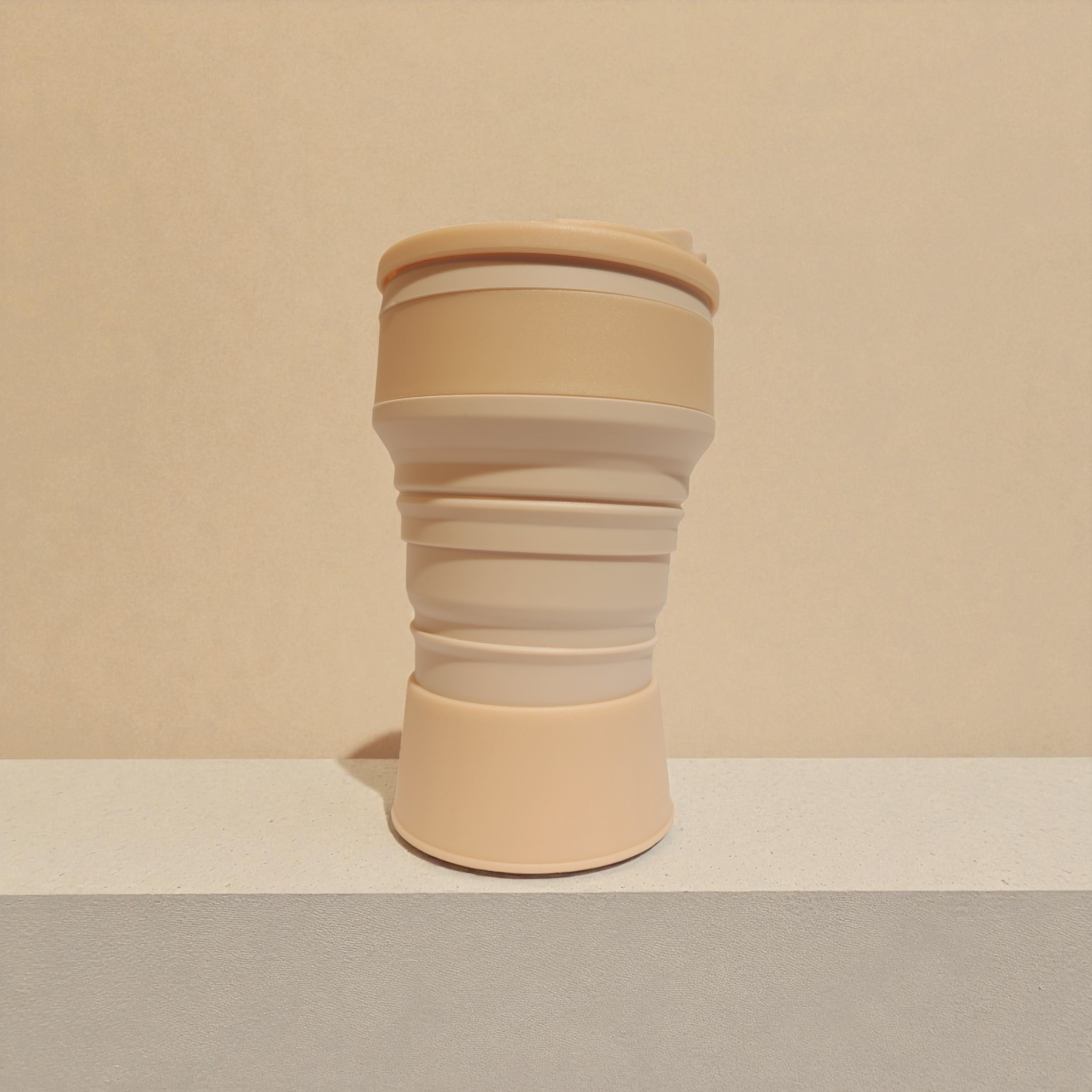 실리콘컵인쇄가 가능한 500ml 접이식 텀블러 주문제작