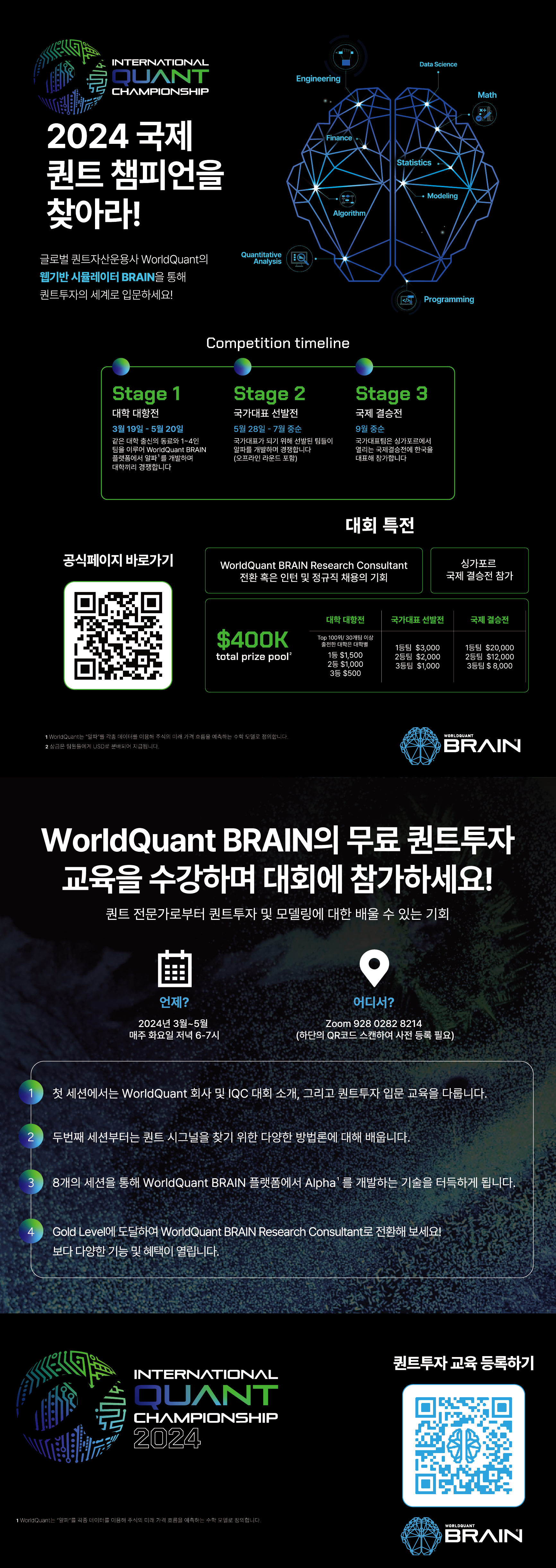 [WorldQuant] 2024 퀀트 모의투자 대회(IQC) & 오프라인 세션에 초대합니다! : 홍익대학교 도시공학과
