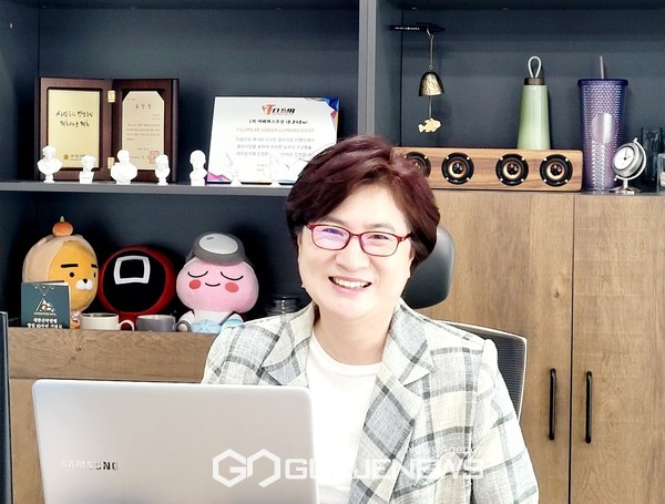 (주)아스포즈 성광제 대표. 사진=강도영 기자