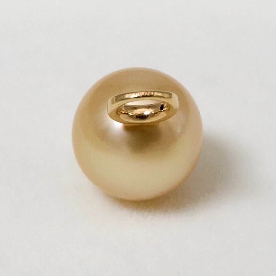 11.8mm 골드컬러 남양진주 18k골드팬던트