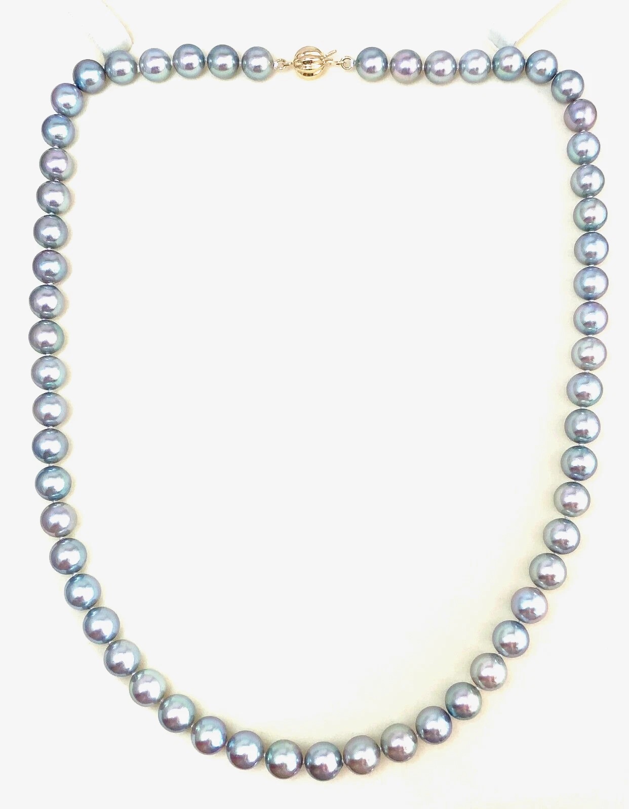 8~8.5mm 화이트로즈컬러아코야진주목걸이