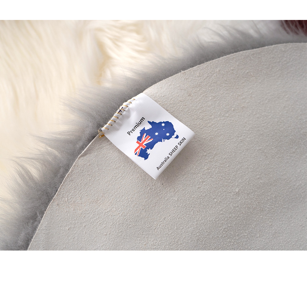 쉽스킨 호주산 메리노 울 어린양 원형방석 (2 color)