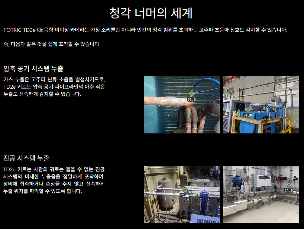 음향카메라 FOTRIC TD2e