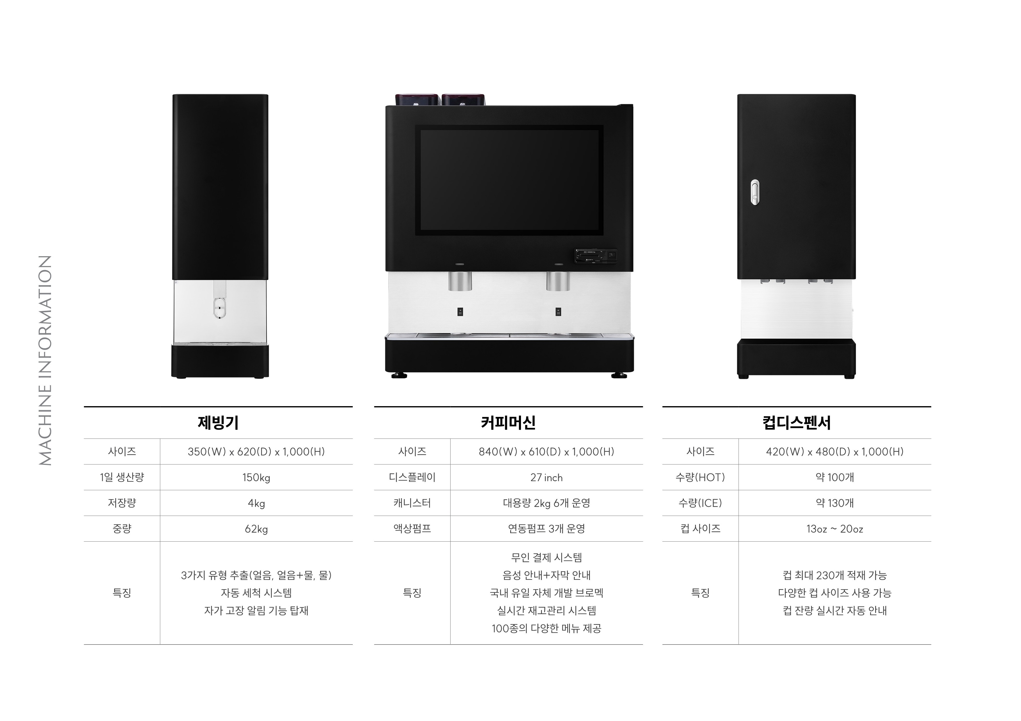 무인커피머신 렌탈 메일빈 M500 동구전자 티타임A1 유로 이끄레마 인기모델 3종 특가