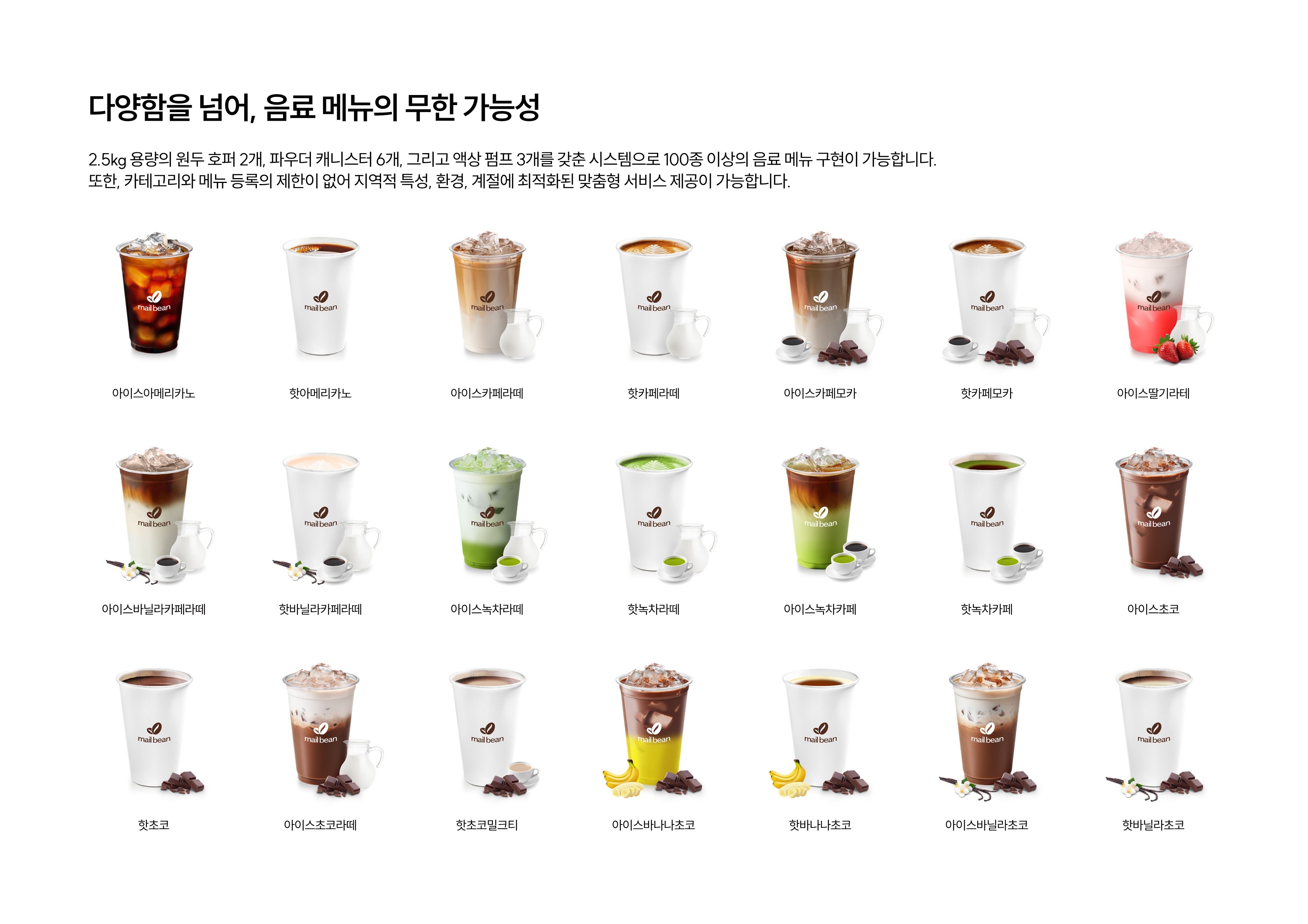 무인커피머신 렌탈 메일빈 M500 동구전자 티타임A1 유로 이끄레마 인기모델 3종 특가