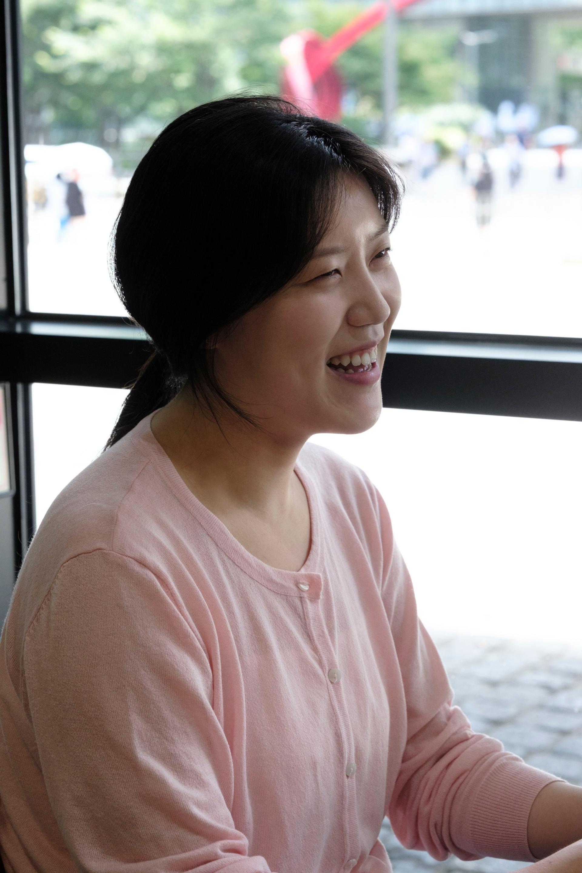 지소행 후원자가 된 재희님과의 인터뷰 마무리 사진