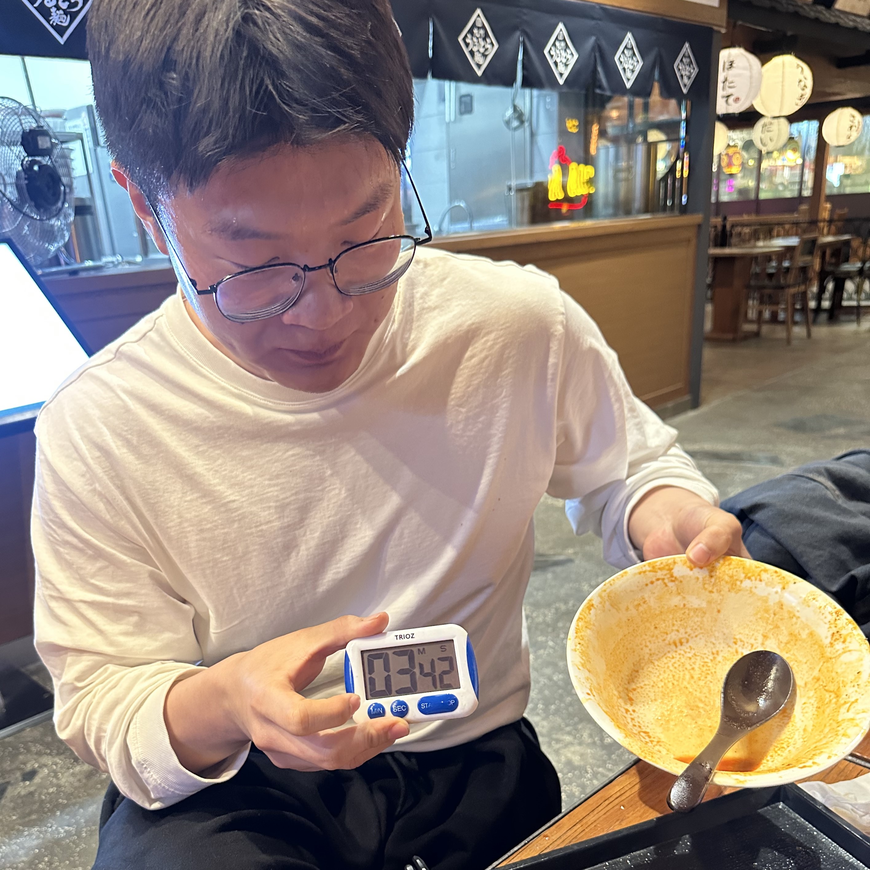 매운라멘 1위 성공사진