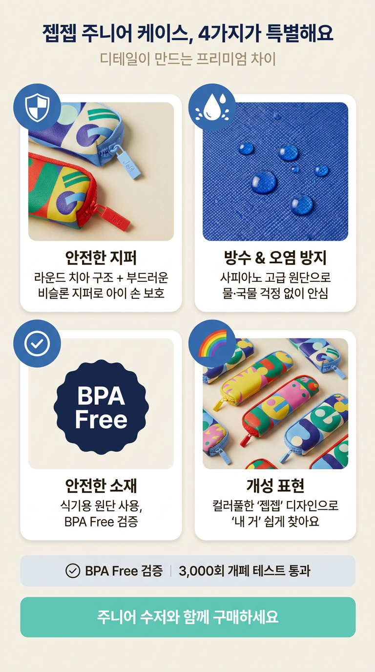 젭젭 주니어 수저케이스