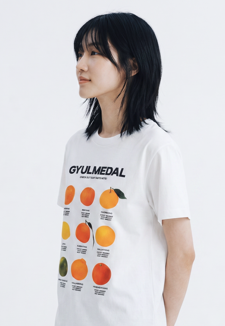 귤 테이스트 노트 T-SHIRT