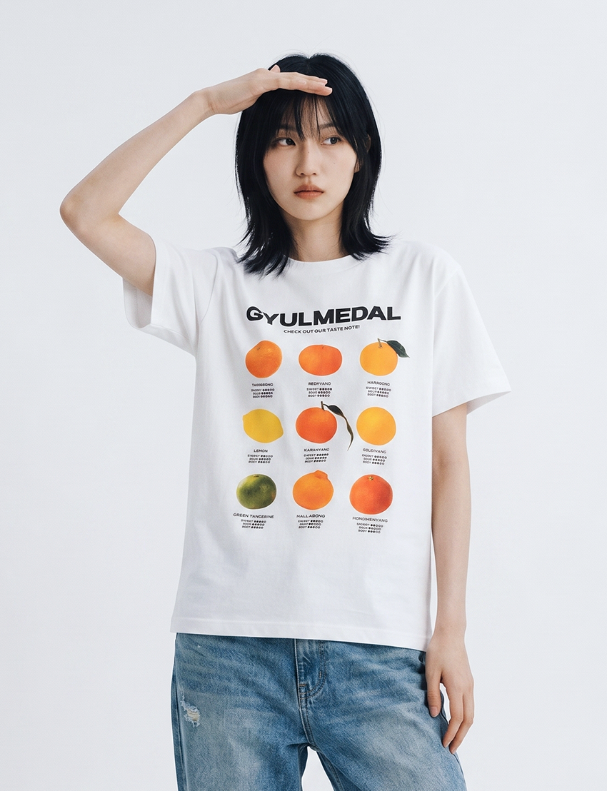 귤 테이스트 노트 T-SHIRT