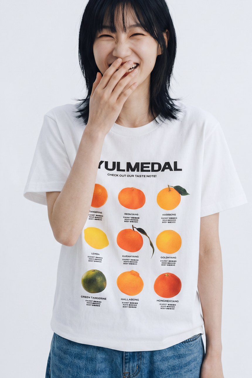 귤 테이스트 노트 T-SHIRT