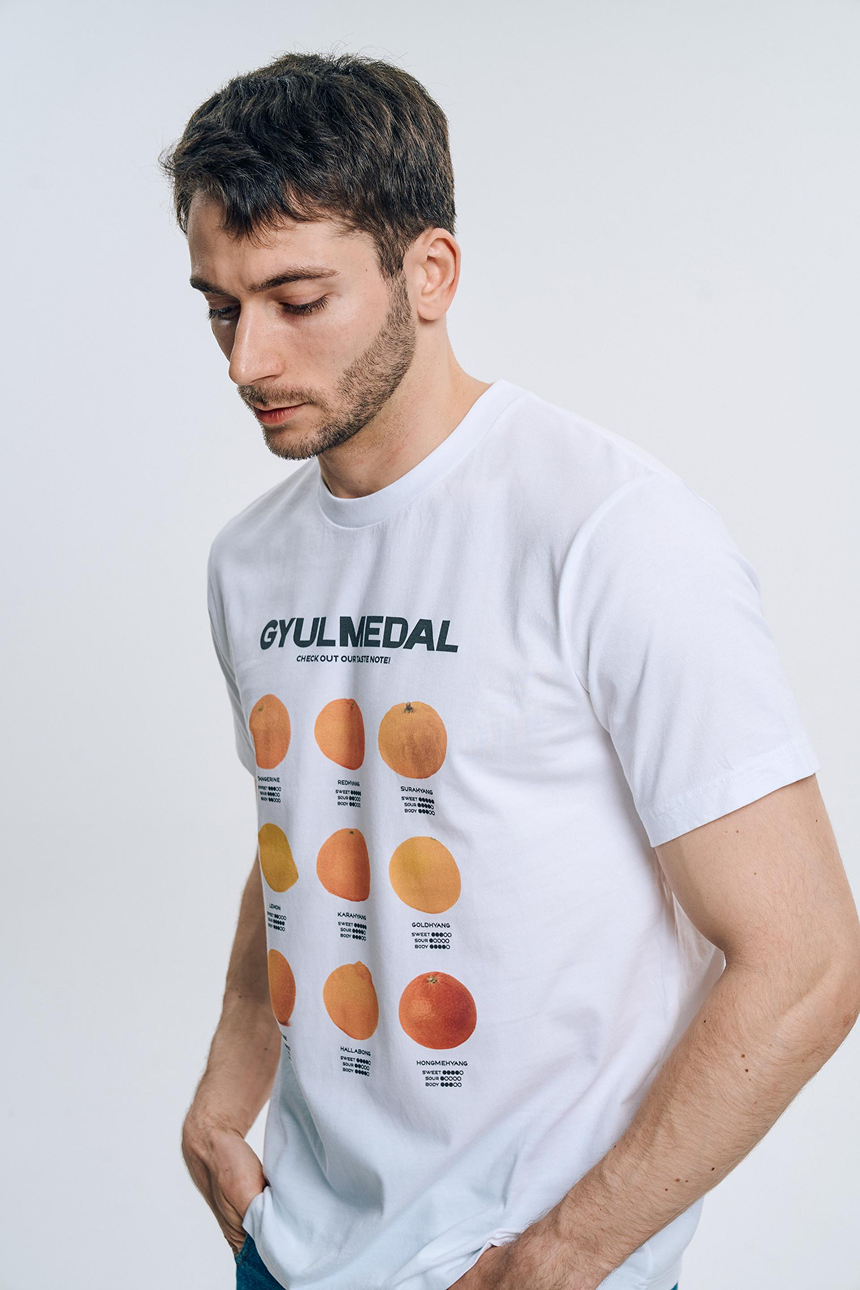 귤 테이스트 노트 T-SHIRT