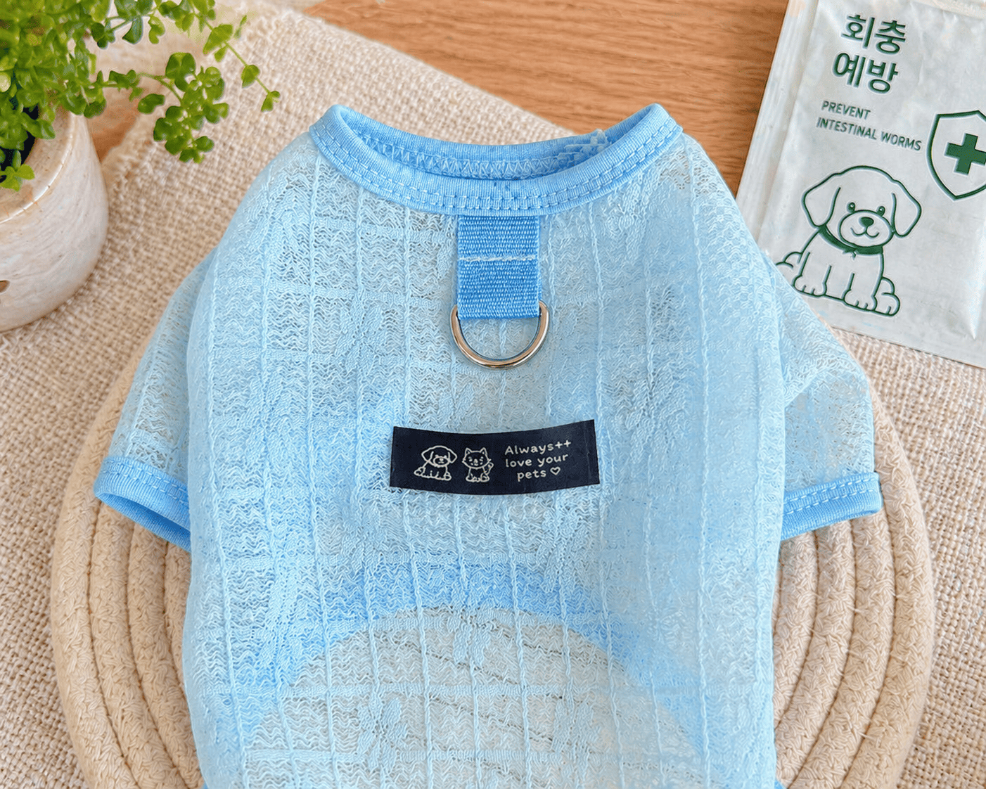에어쿨 메쉬 회충 방지 올인원
