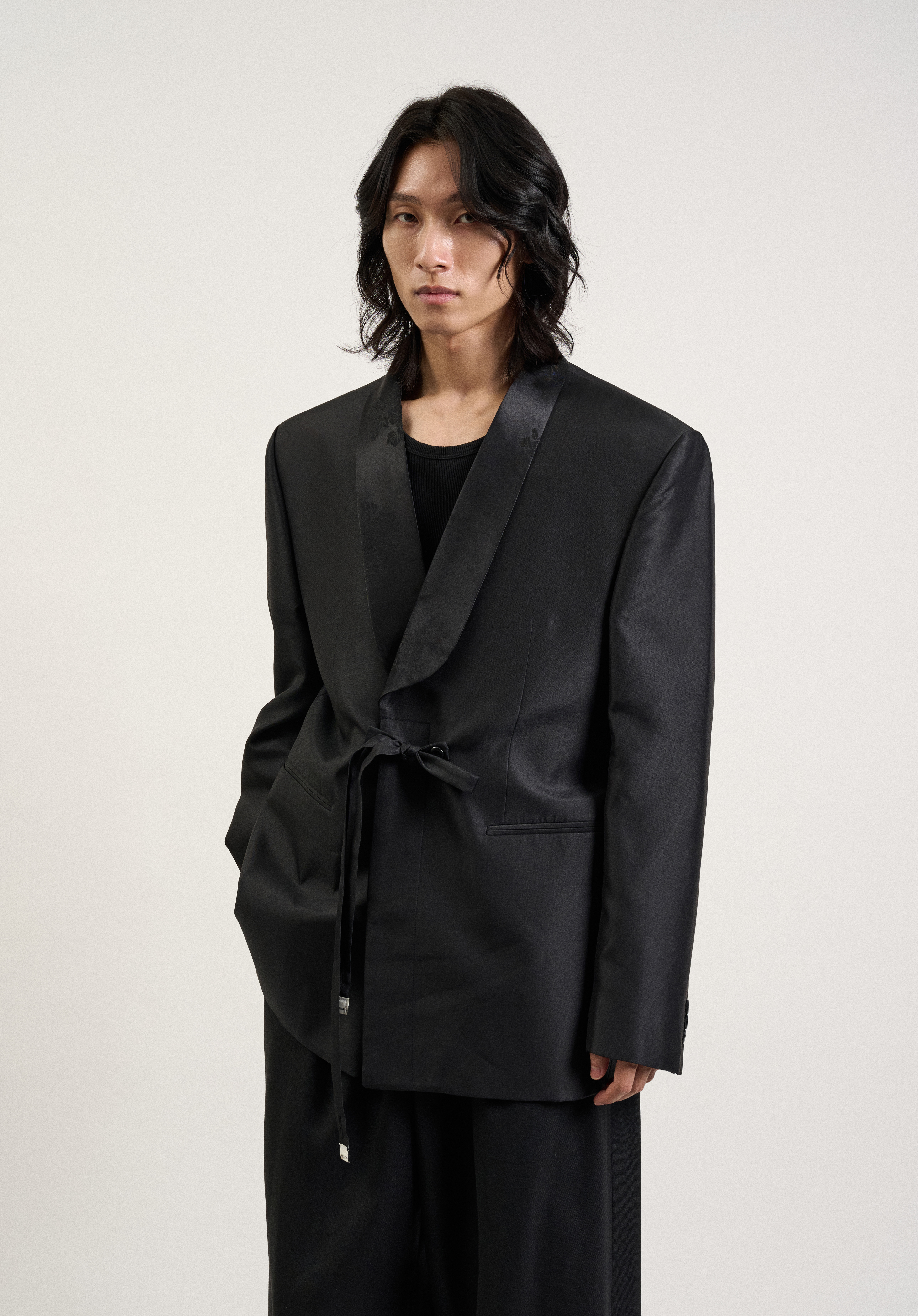 Shawl Collar Silk Blazer - Goreum Type2 (맞춤제작)