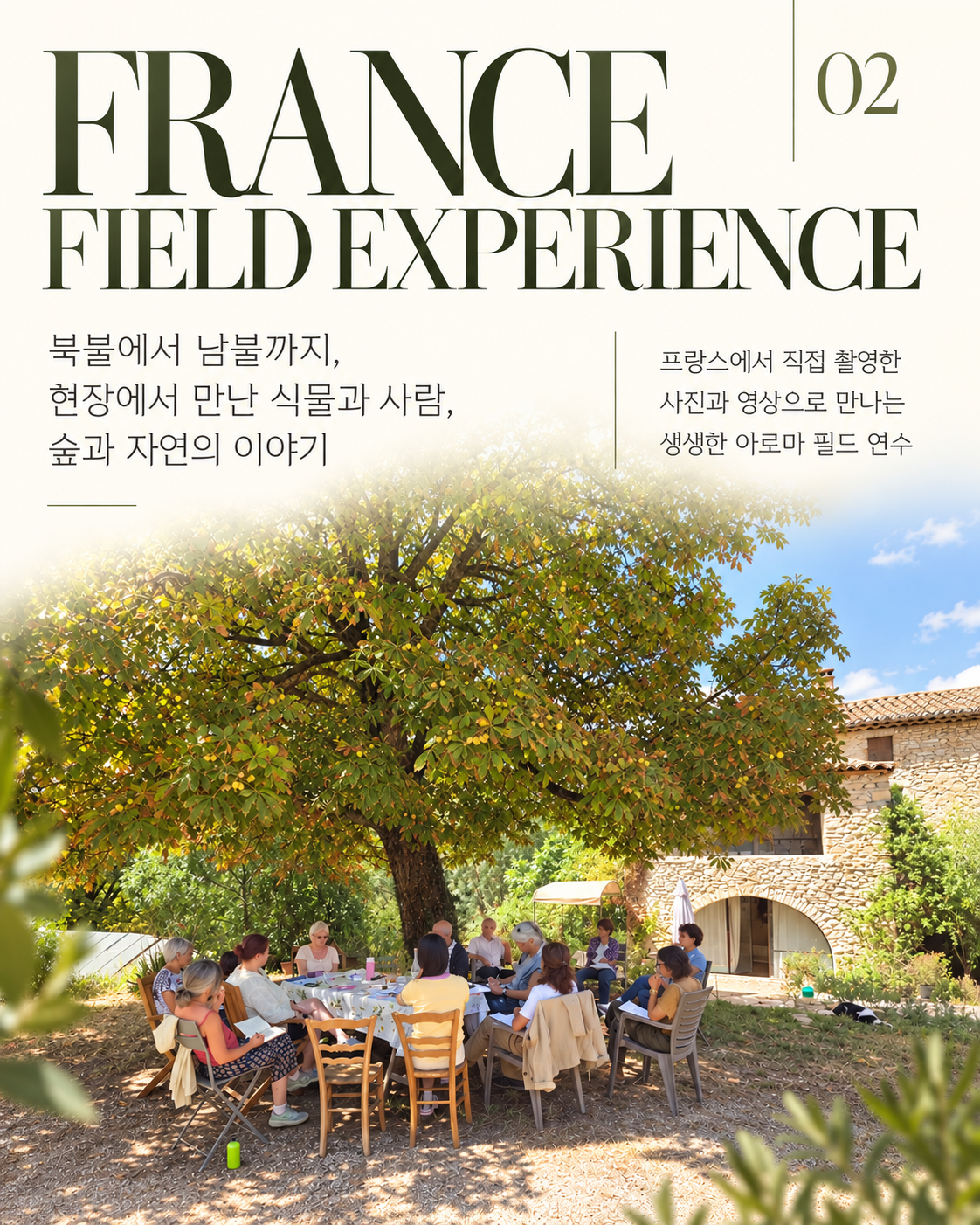 프랑스 아로마 필드 연수 특별강의