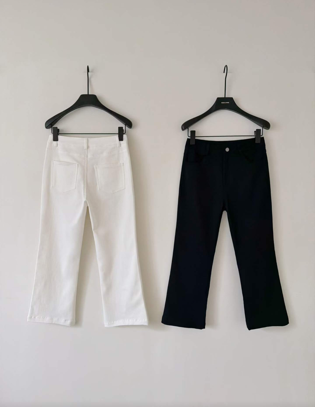8부 카프리 여름 코튼 스판 데님 크롭 팬츠 청바지 | 2color