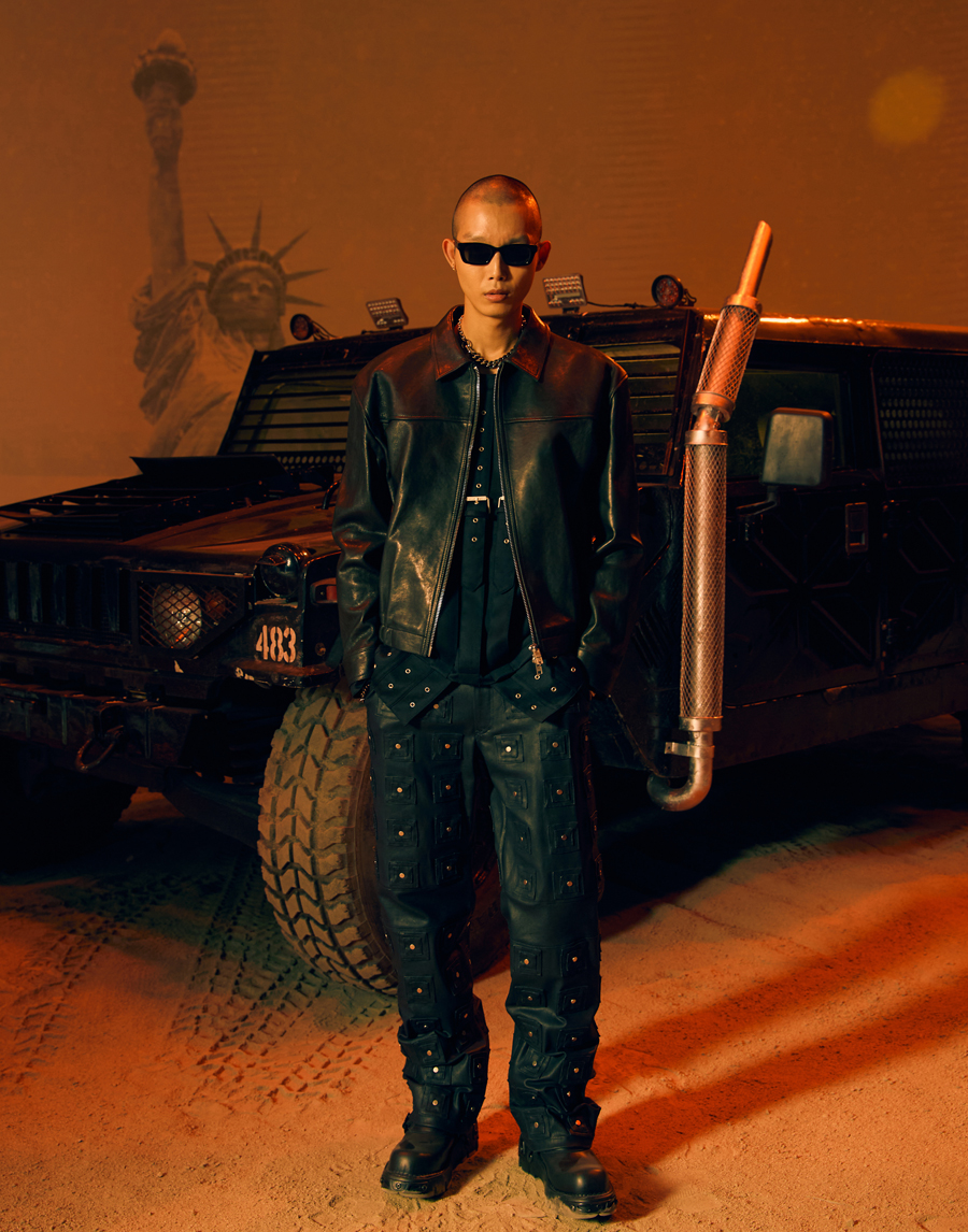 STANDARD SEMI-OVER BLOUSON#2 (BLACK) : Noir Larmes | 느와르라르메스