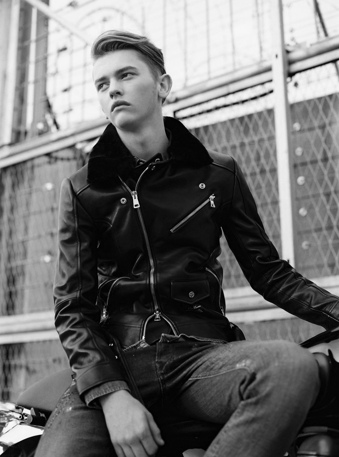 Launching the special edition leather jacket by Noir Larmes x LIFE James Dean Noir Larmes