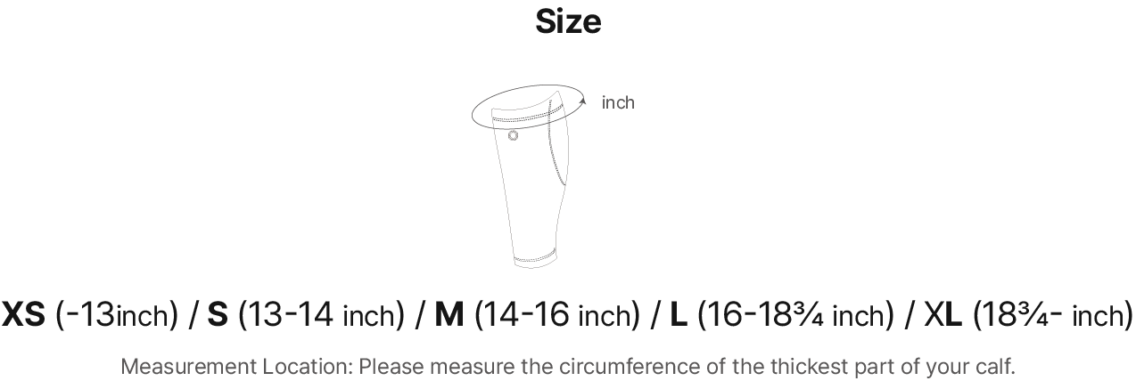 레그옴니스 레깅스 사이즈 및 핏 설명 이미지 PC