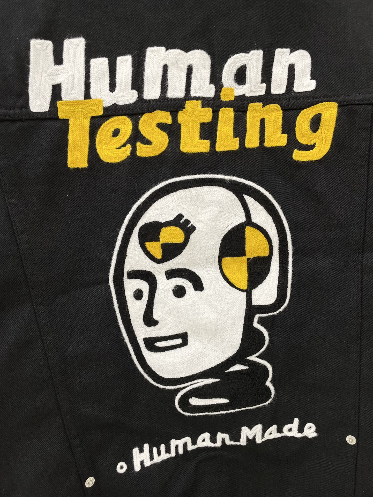 휴먼 메이드 x 에이셉 라키 테스팅 데님 자켓