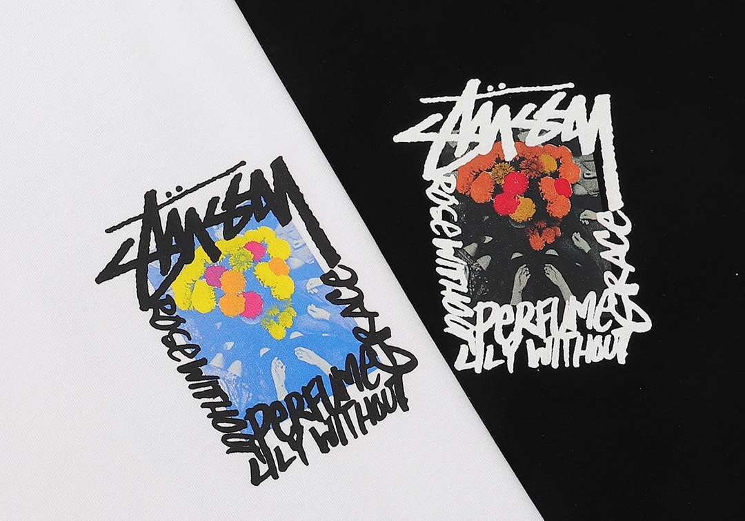 스투시 카멜리아 피그먼트 다이드 티셔츠