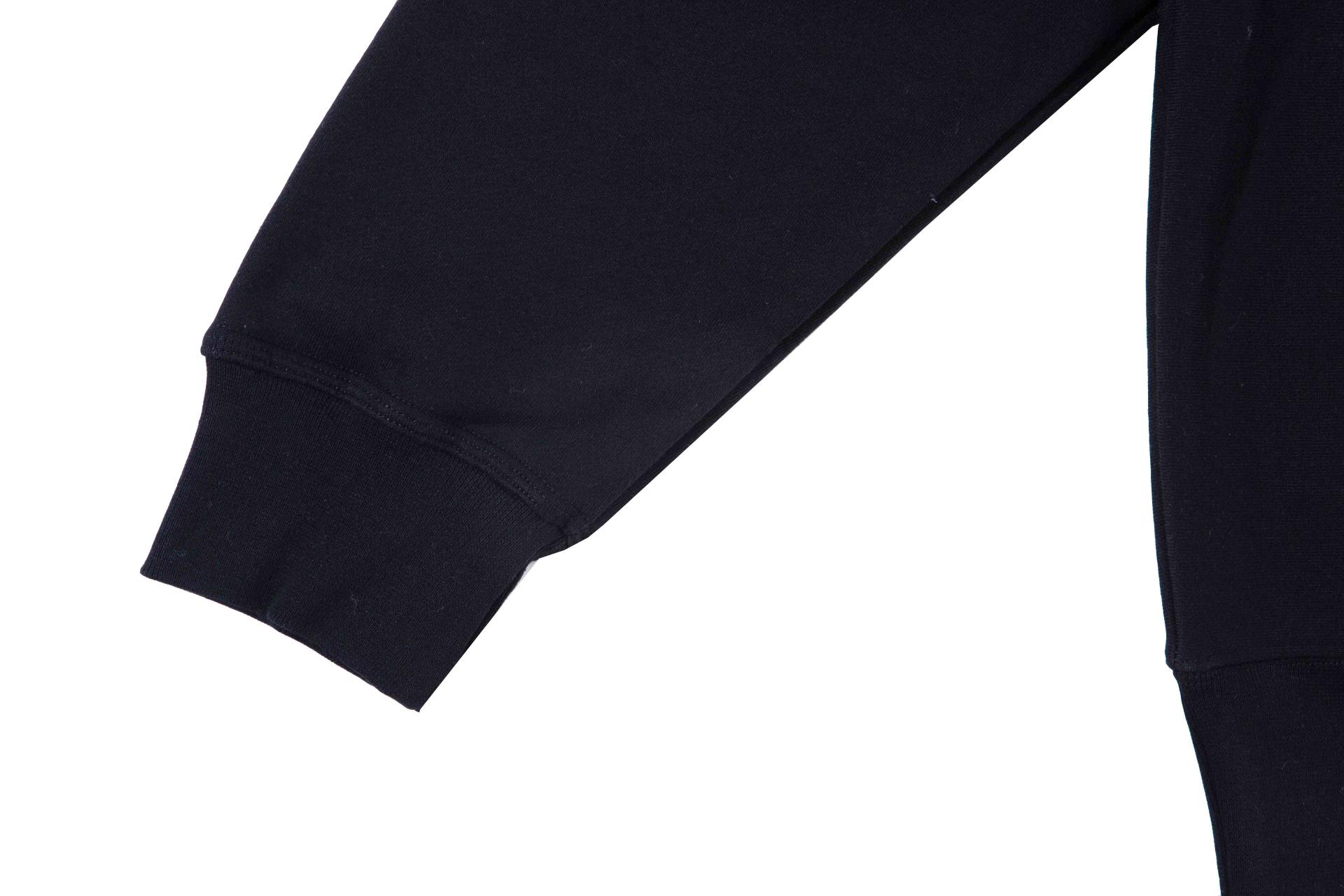 스투시 플러시 후드 블랙