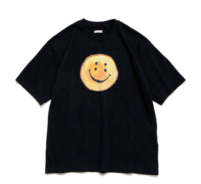 Kapital 캐피탈 스마일 20 천축 그루터기 반팔 티셔츠