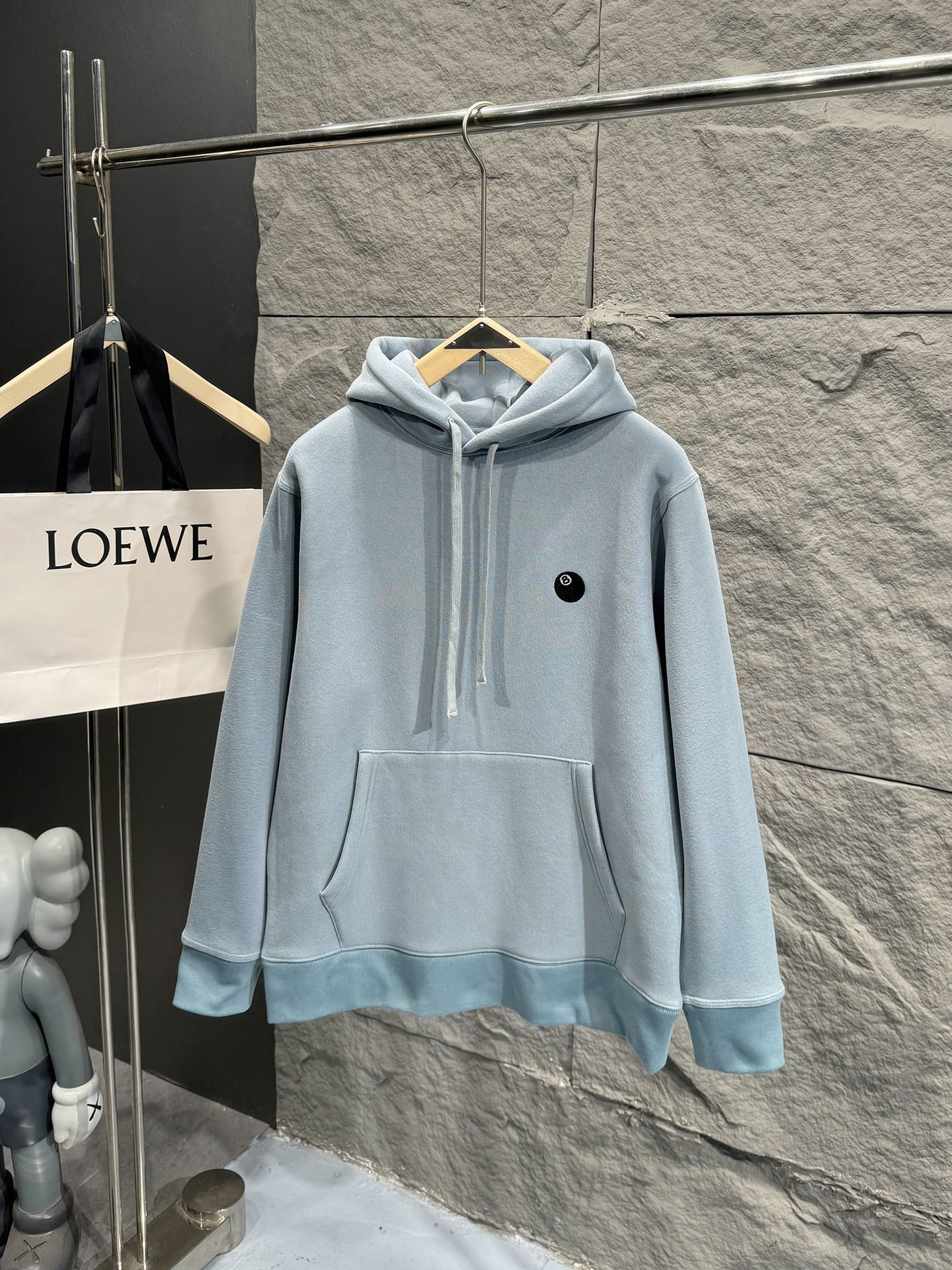 스투시 8볼 자수 후드