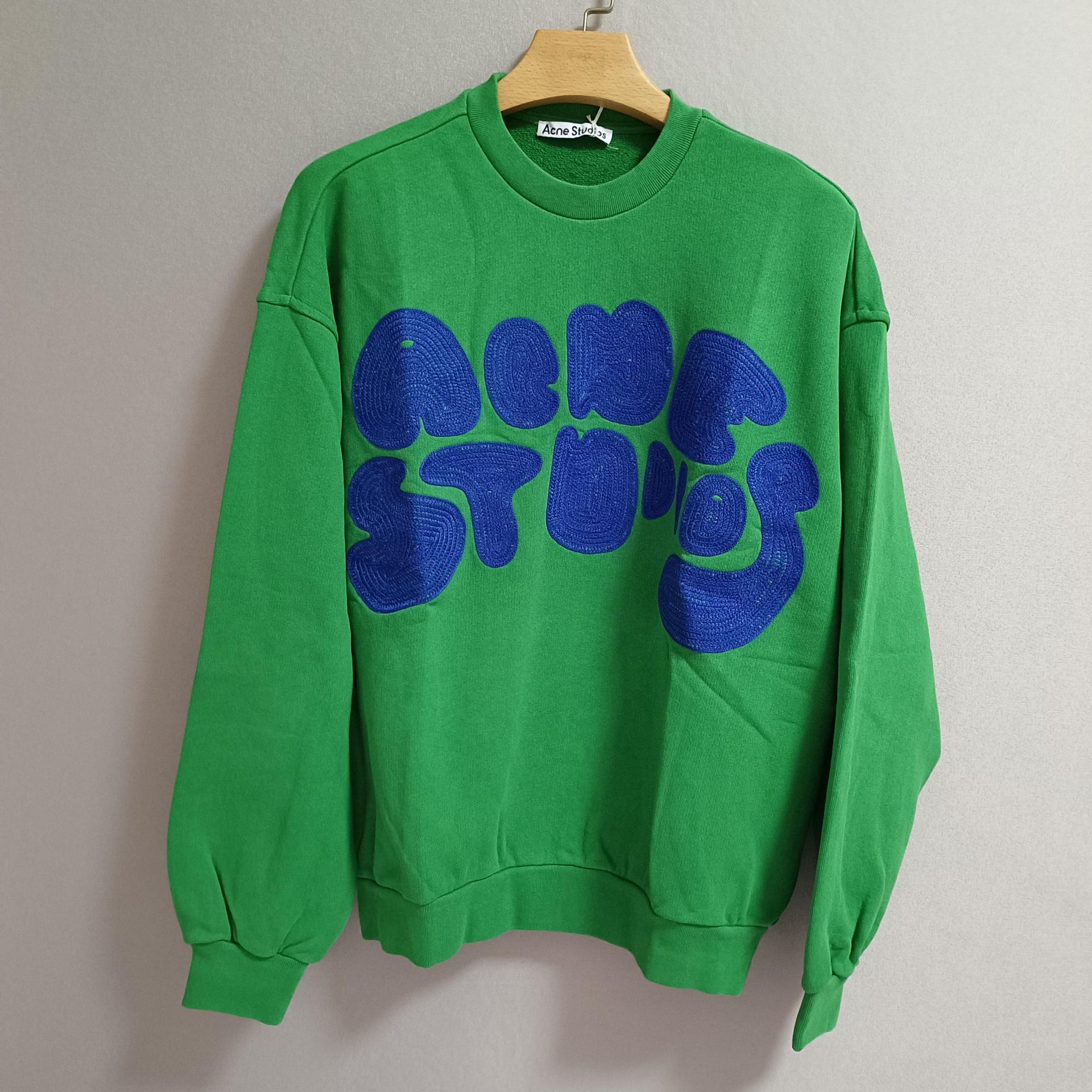 아크네 스튜디오 ACNE STUDIOS 크루넥 버블 로고 스웨터