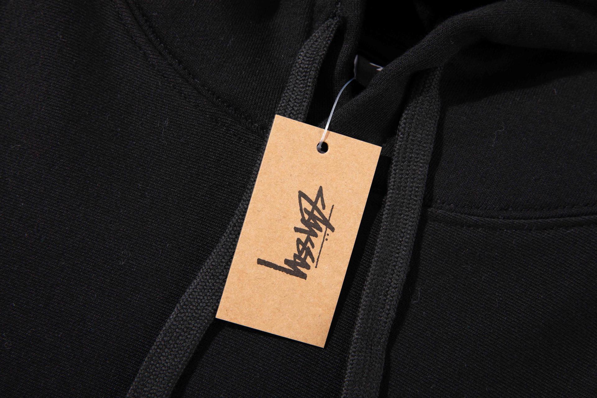 스투시 팝시클 후드 블랙